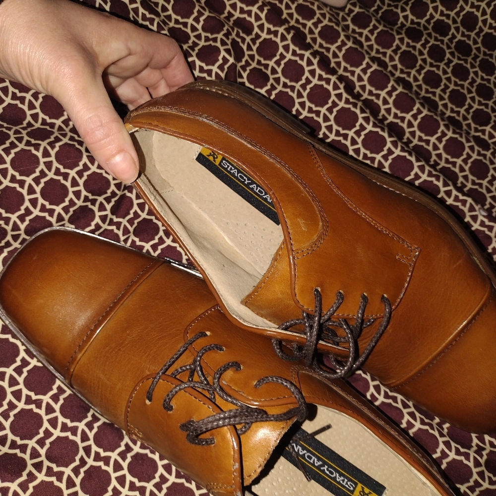 Stacy Adams Men's Brown Leather Shoes